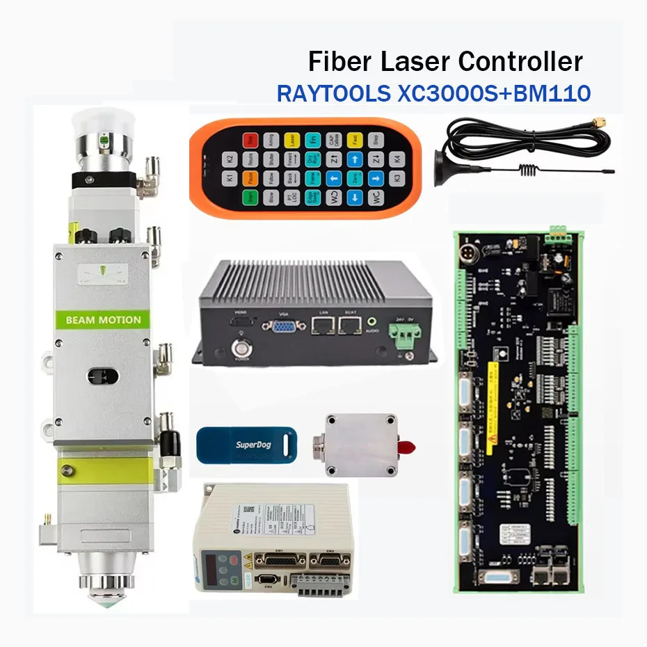 

Лазерный станок Raytools XC3000S Pulse/EtherCAT для резки металла с системой управления + автоматическая лазерная режущая головка BM110 3.3кВт