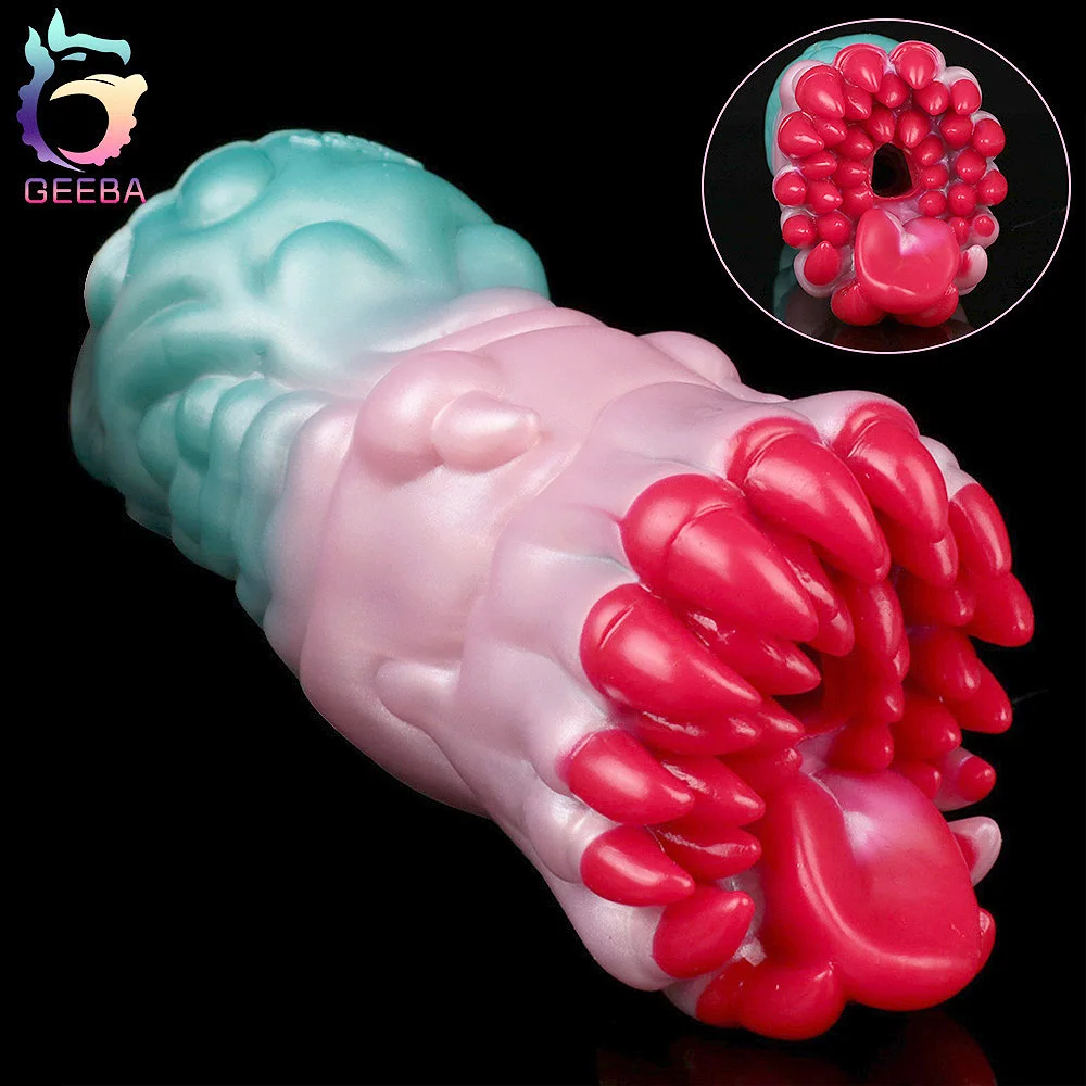 

GEEBA Chrysalis Flower Male Masturbator Soft Silicone Aircraft Cup Prostate Massage Sex Toy For Men Pocke Pussy Realistic Vagina