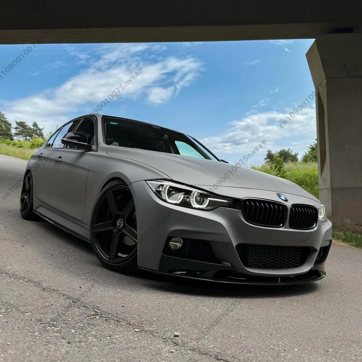 

Front Bumper Lip For BMW 3 Series F30 F31 M Sport 2012-2018 Spoiler Splitter Diffuser Gloss Black Extra Trim ABS Bodykits Tuning