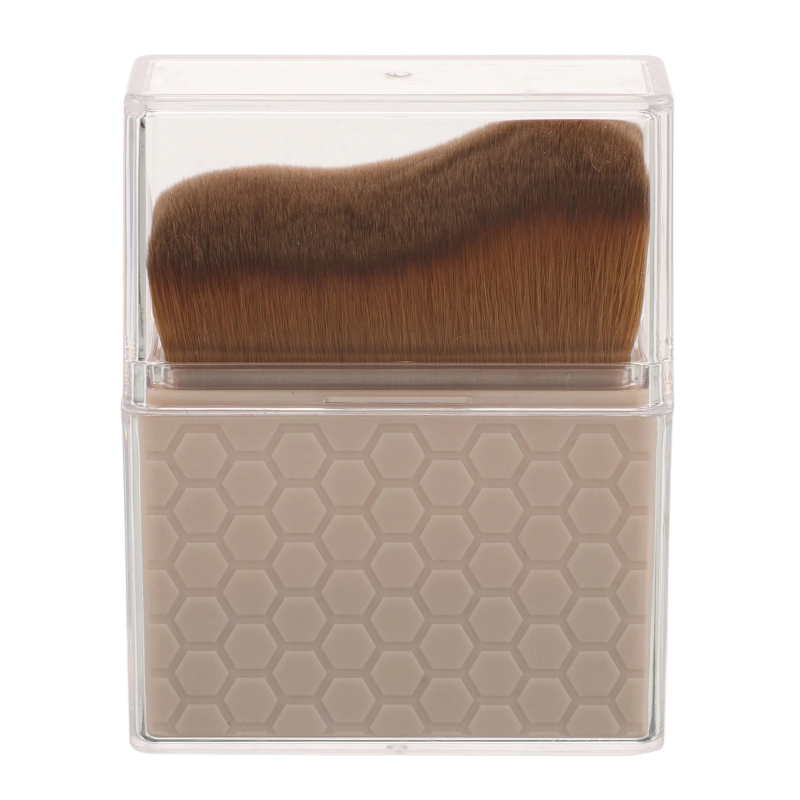 

Wavy Tanning Makeup Brush Foundation Blush Bristles Body Face Angled Travel Ivory Self Tanner Applicator Body