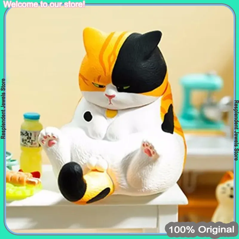 

Anime Staring At The Crotch Cat V3 Blind Box Kawaii Animal Mysterious Surprise Figure Guess Bag Pvc Model Doll Toy Birthday Gift