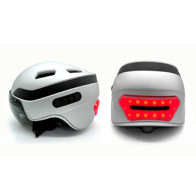 Casco inteligente inalámbrico con luz Led para bicicleta, casco deportivo con cámara HD de 1080p, grabación de vídeo, para bicicleta eléctrica, patín y ciclismo