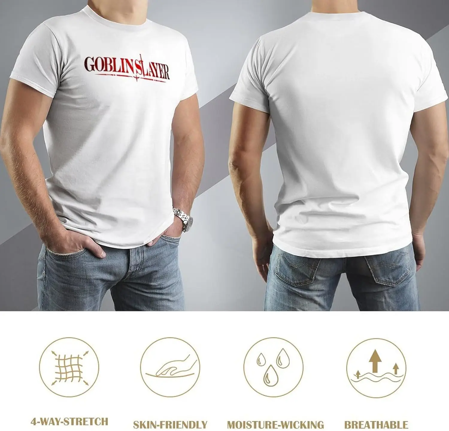 Anime T-Shirt for Men Women Casual Comfortable Manga Crewneck Fashion Tees