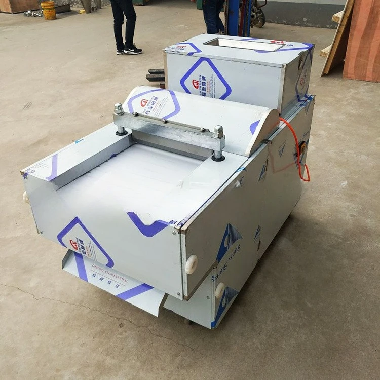 Automatic chopping machine, multi-functional chicken nugget chopping machine, automatic ribs chopping, chopping machin