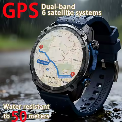Sapphire GPS SmartWatch Offline Maps 4GB Mmory Video Player Military Sports Smart bracelet Men 50m Swimming Waterproof 2025 New