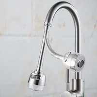 360 Degree Rotatable Faucet Aerator Nozzle Spray Head Bubbler Diffuser Faucet Kitchen Water-saving Tap Connector Filter Head