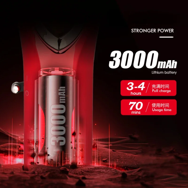 NEW WMARK NG-9010 전문가용 헤어 클리퍼 마그네틱 모터 DLC 블레이드 베이스 충전기 LED 디스플레이 남성용 이발기