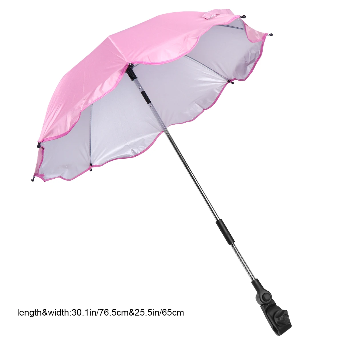 

Baby Cart Sun Umbrella Stroller Accessories Parasol Attachment Pushchair Toddler UV Protection Durable Foldable Easy Install