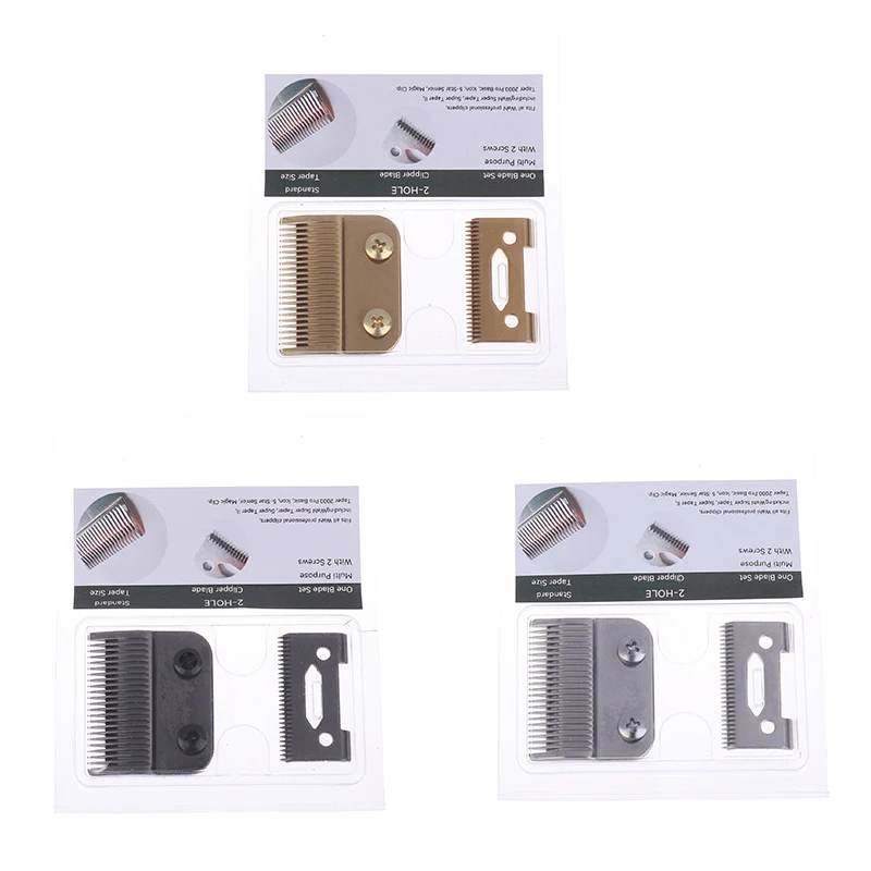 Professional Replacement 2-Hole Clipper Blade Compatible With Cordless Magic Clip 808 Hair Clippers