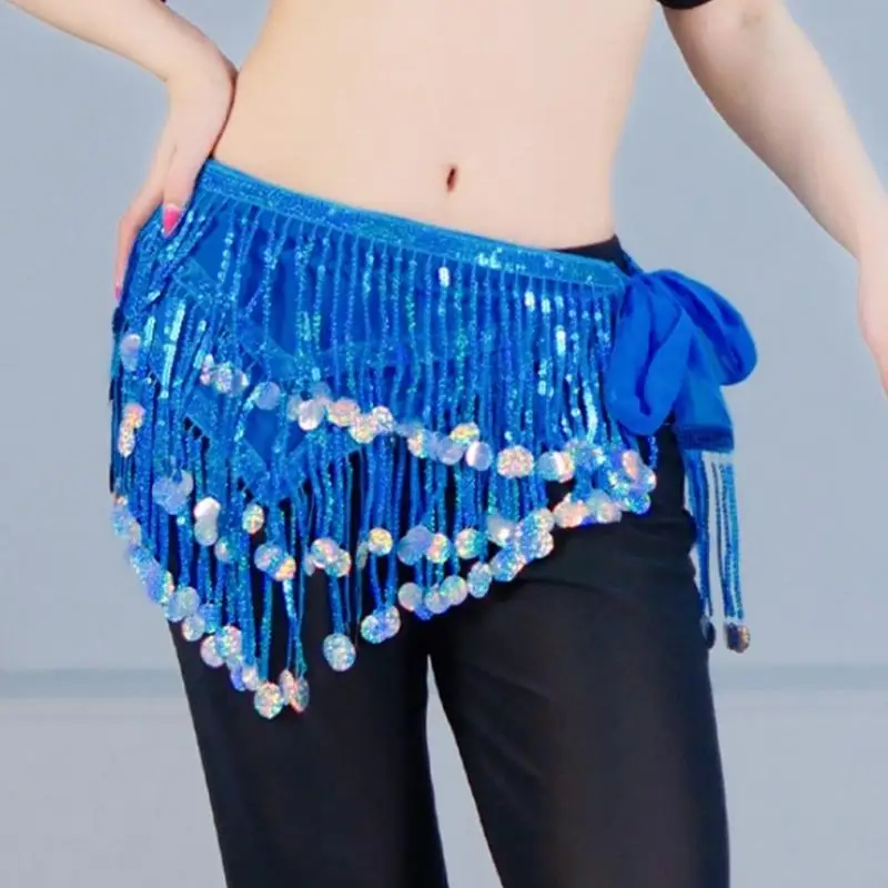 Sequins Wrap Váy bụng nhảy HIP HIP Wrap