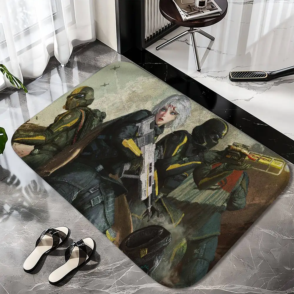 

Helldivers 2 Floor Mat Printed Large Carpets Room And Bedroom Carpets Bathroom Anti Slip Door MATS Small Carpets