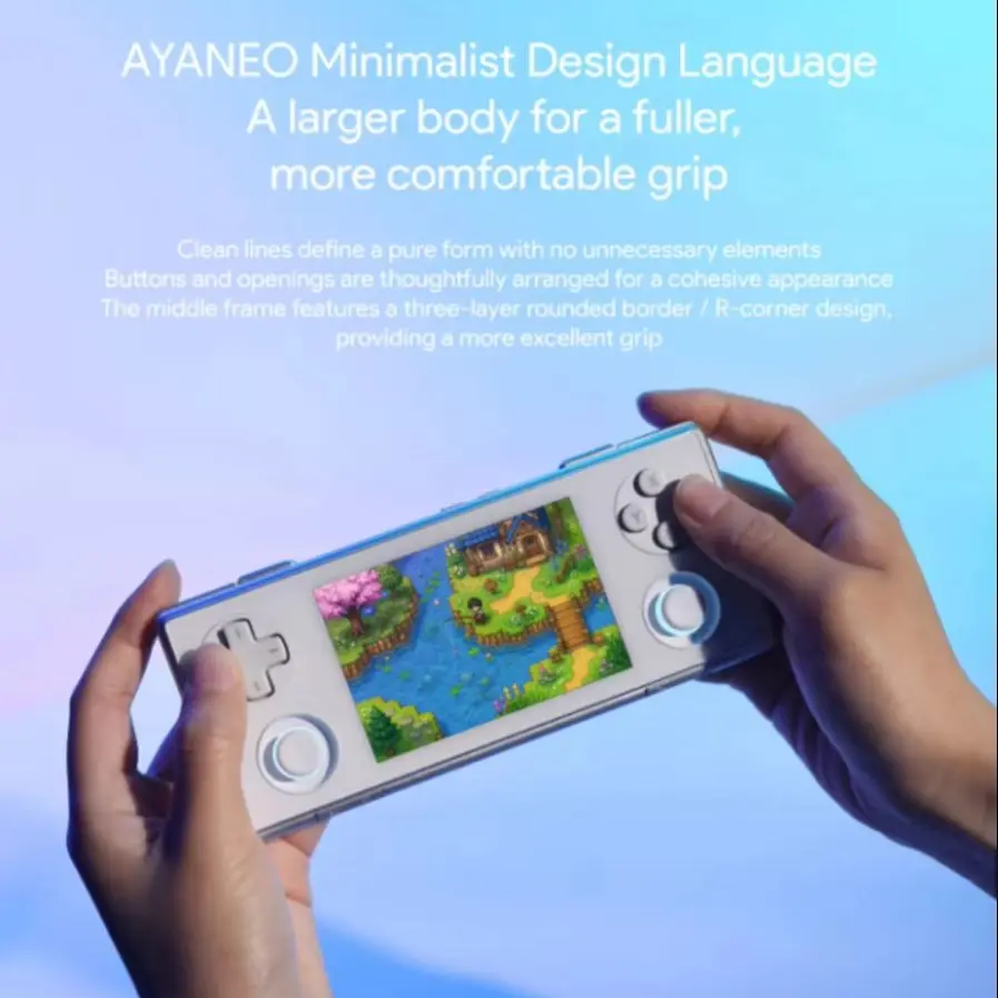 2026AYANEO Pocket Micro 2 Retro Handheld Game Console Snapdragon 865 Android Gaming Device 3.5" IPS Screen Portable Video Player
