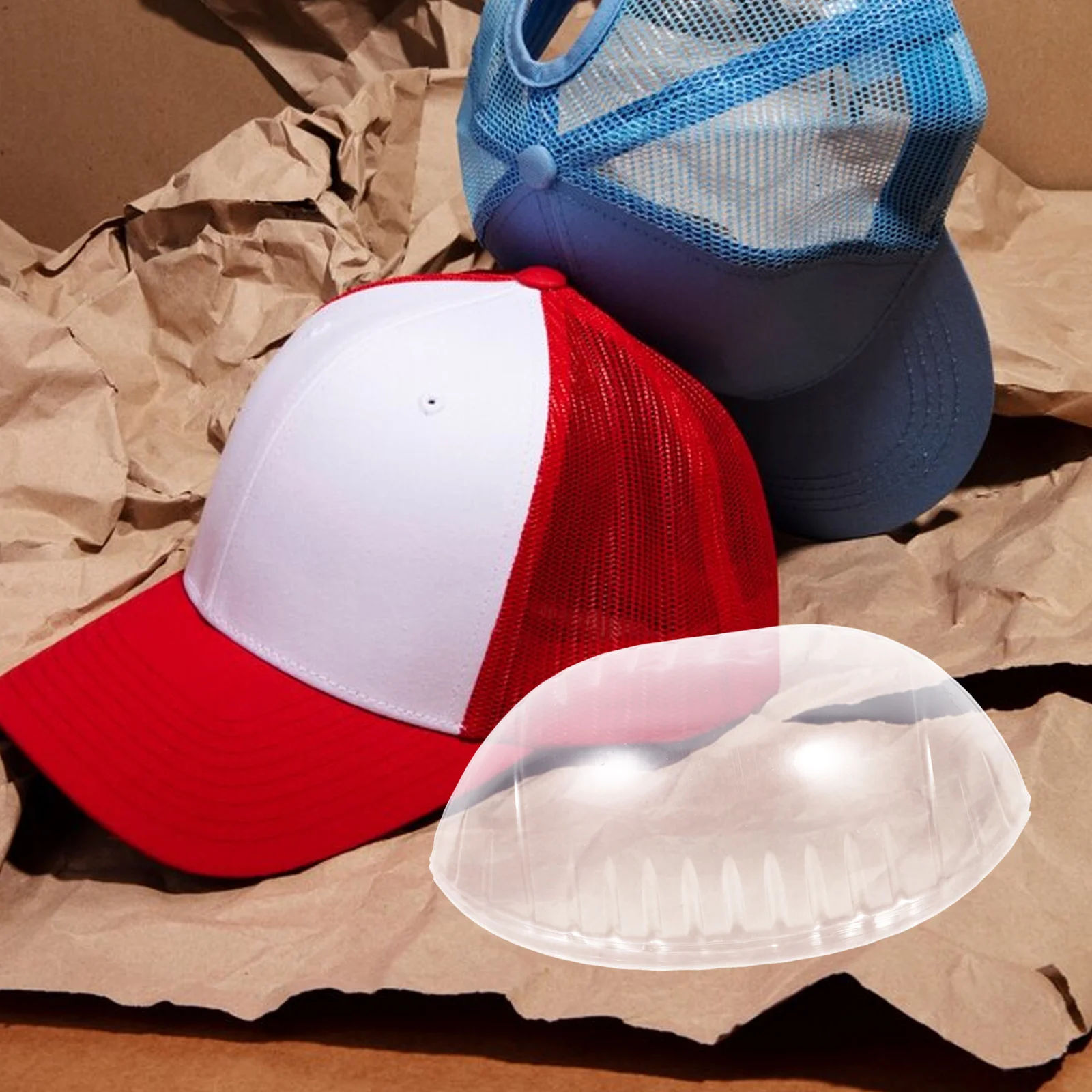 

50 Pcs Hat Cap Holder Plastic Baseball Support Storage Supplies Insert Display Hats