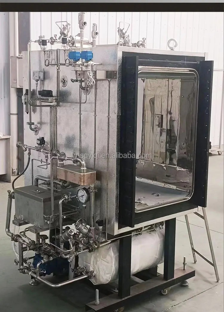 Double door horizontal pressure steam autoclave machine medical autoclave sterilizer