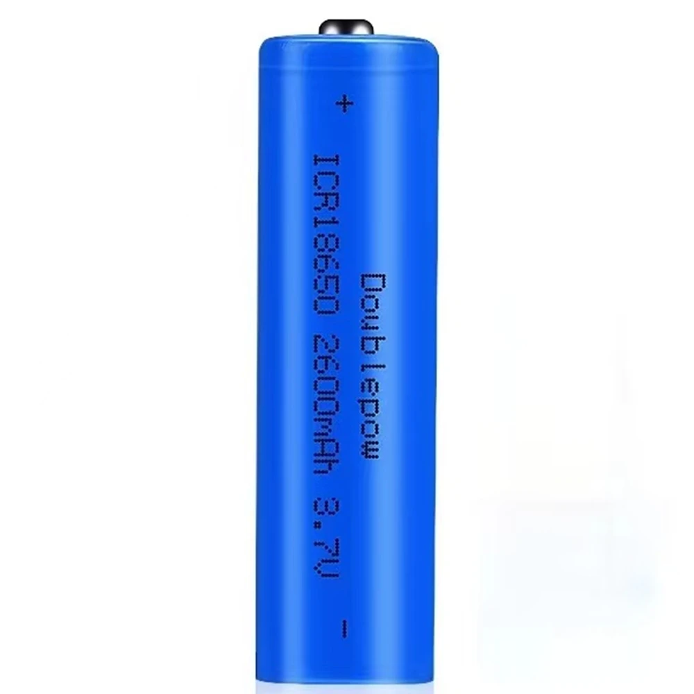 1pcs/lot 100% 18650 rechargeable battery 3.7v 2600mAh 18650 lithium ion toy battery