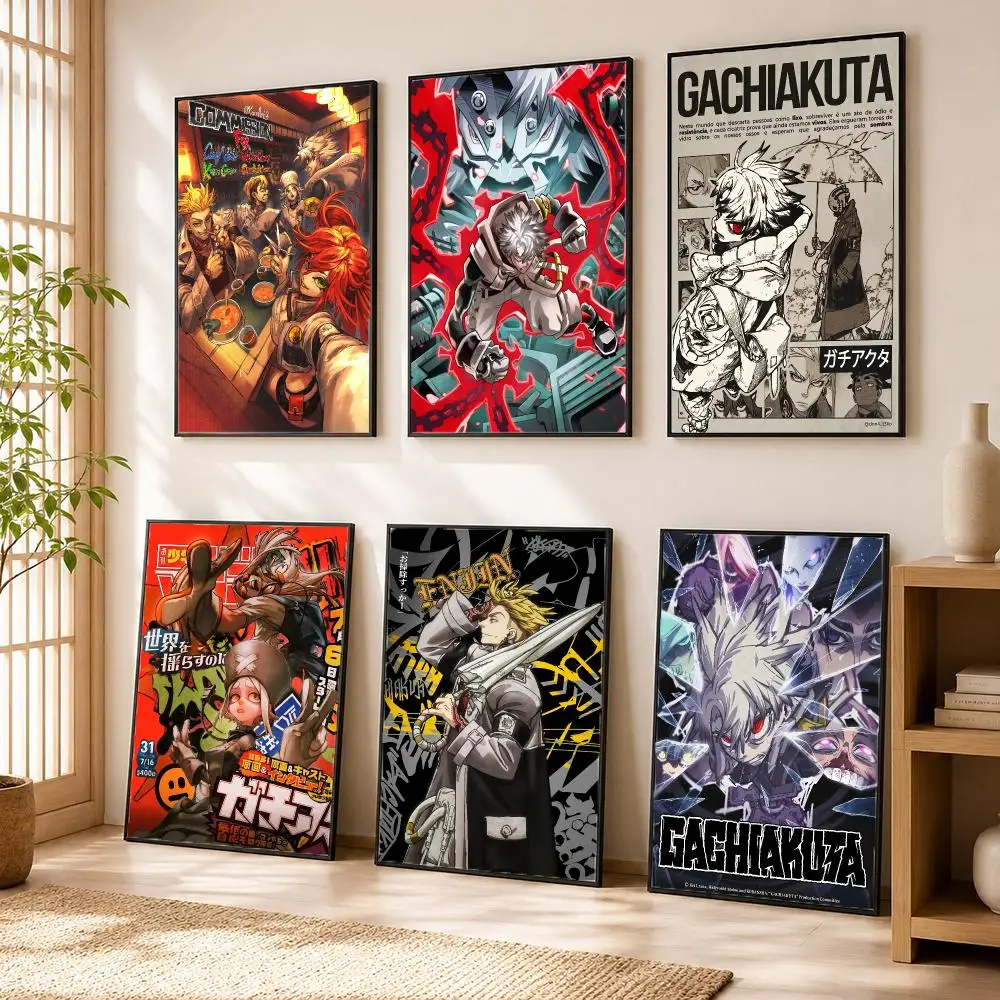 G-Gachiakuta Anime Poster Modern Home Living Bedroom Bar Hallway Waterproof Wall Art Aesthetic Decor