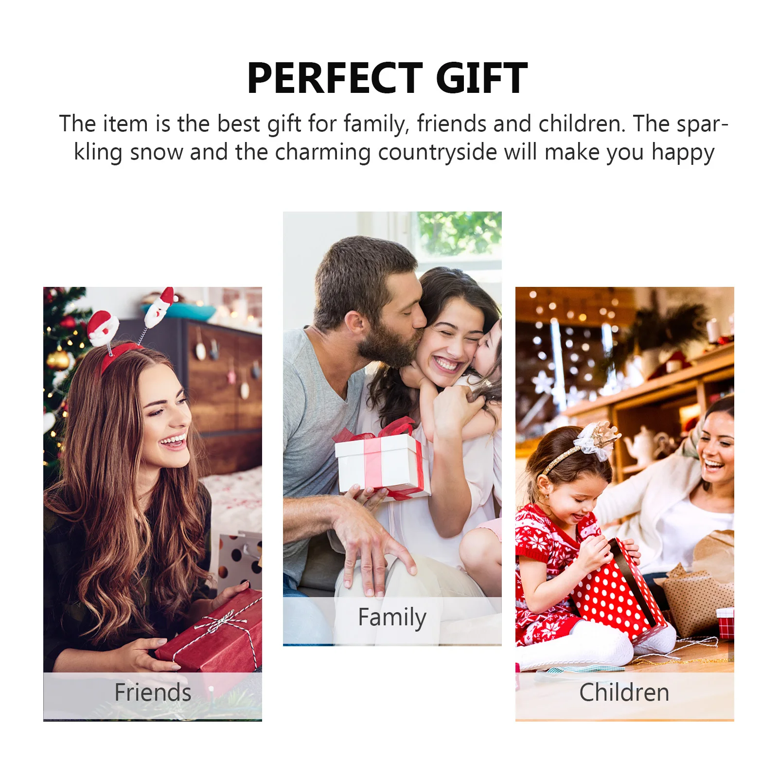 

Christmas Santa Claus Globe Music Box Sparkling Snow Illuminated Scene Electronic Song Playing Home Decor Item for Family