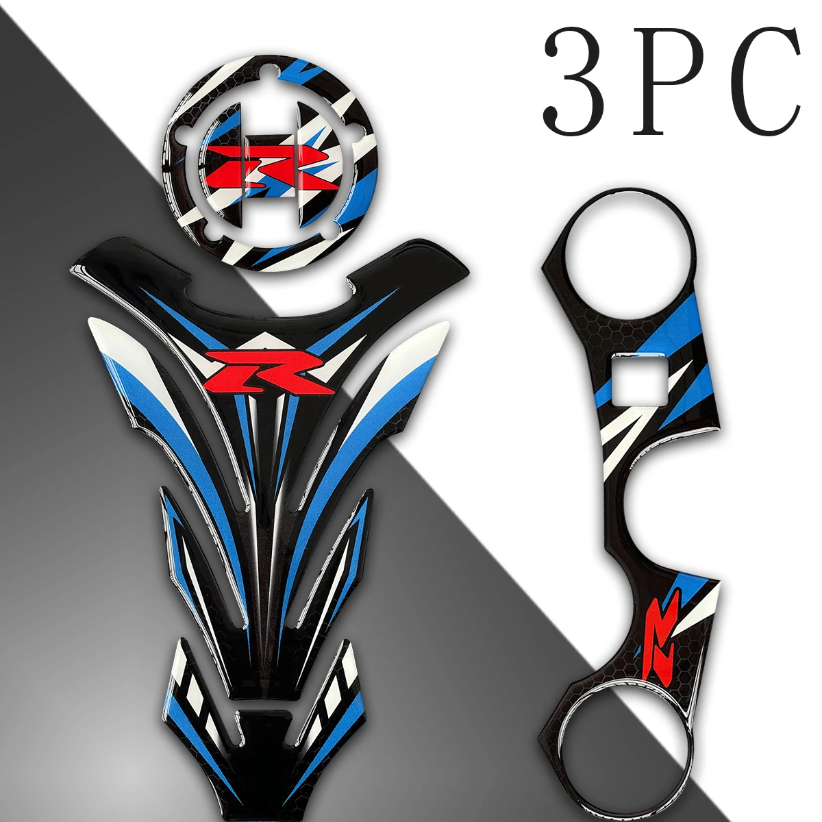 Decorative stickers Suitable for fuel tank cap motorcycle accessories for suzuki GSX250 GSX gsx250 Non-slip Fish BoneSet  Decals