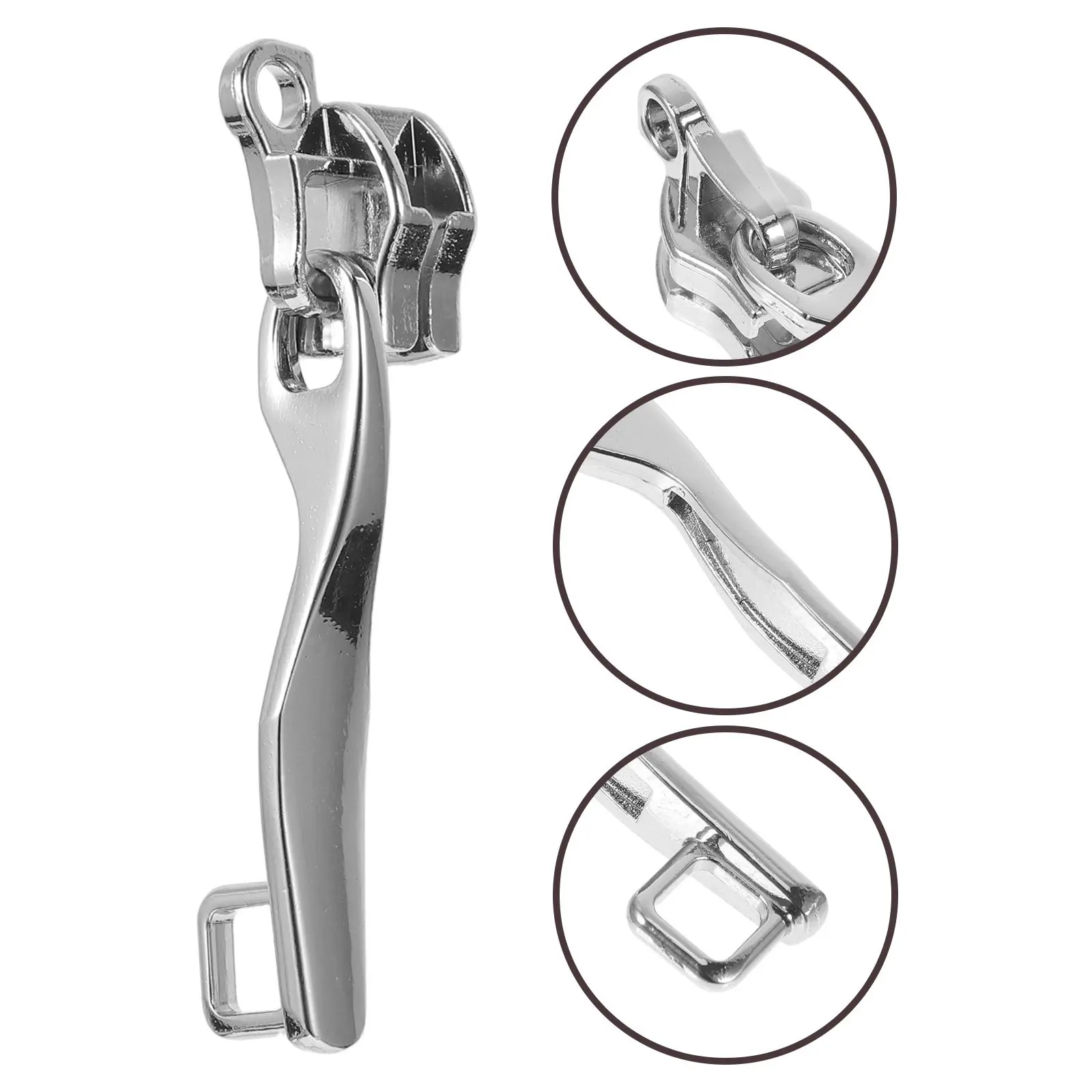 

5 пар металлических заменяемых ручек-слайдеров для молний с двойной блокировкой, усиленные, для чемоданов и рюкзаков