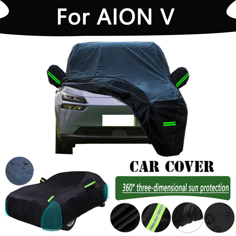 

For AION V Outdoor Protection Full Car Cover Snow Covers Rainwater Sunshine Dustproof Scratches Car Cover