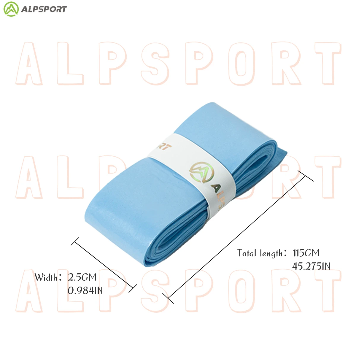 Alpsport AC006 PRO Punhos de Badminton Correias para raquetes de ténis Acessórios de treino ao ar livre Punho de cana de pesca com fita