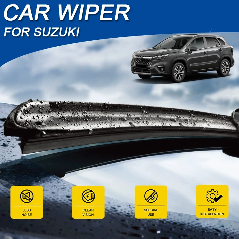 

2PCS Car Blade Windshield Rubber Wiper For SUZUKI ACROSS GRAND VITARA IGNIS JIMNY S.CROSS SWACE SWIFT VITARA Cleaning Accessory