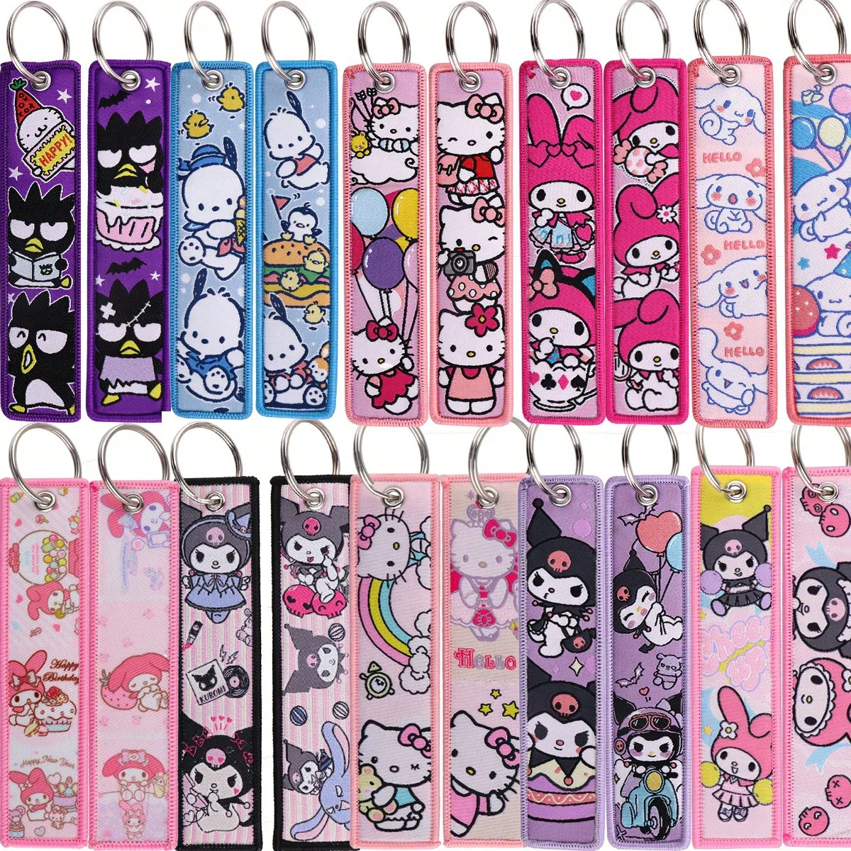 

Sanrio's New Cute Cartoon Fabric Pendant Fashion Fabric Lanyard Personality Fabric Pendant