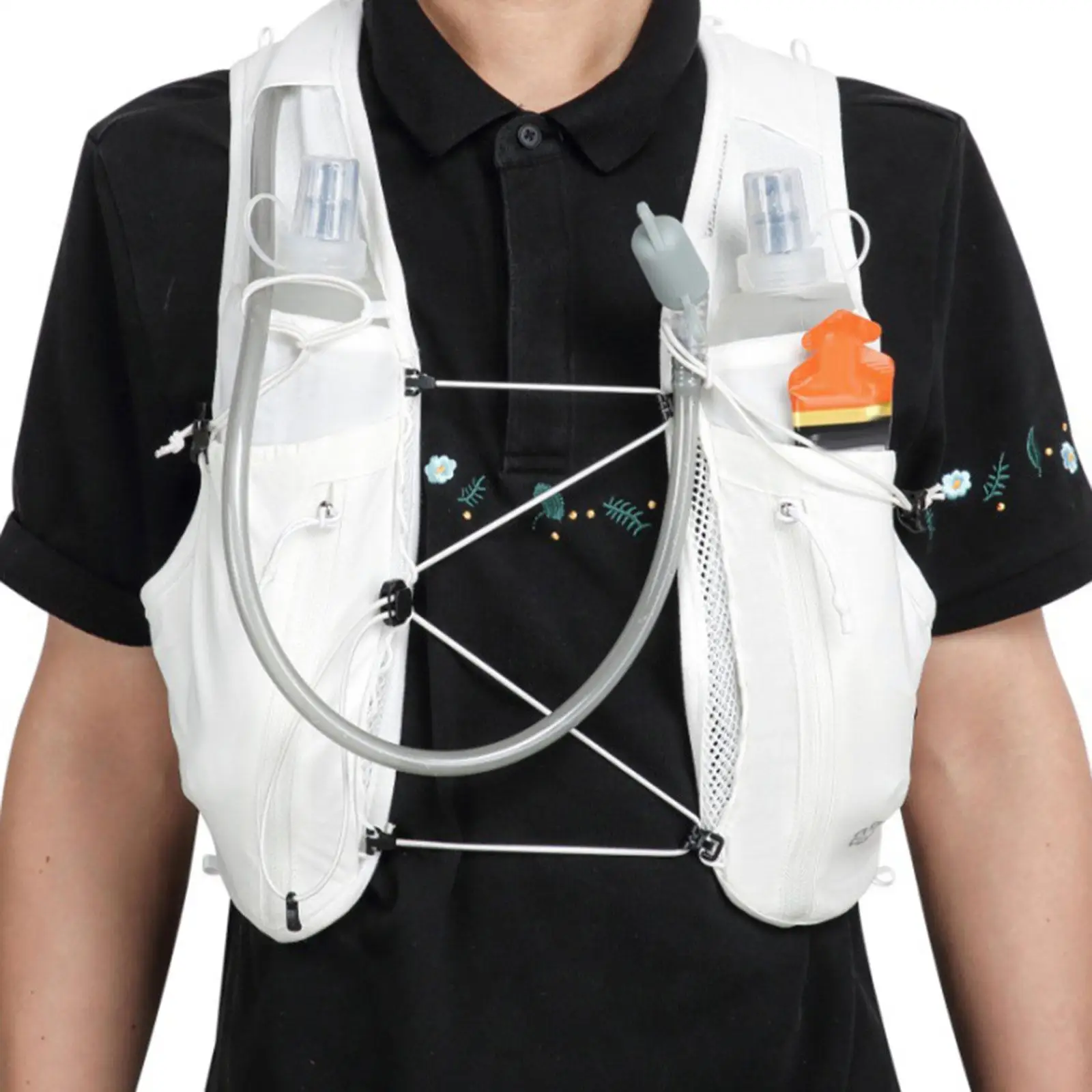 Hydration Vest Sport Bag Running Backpack for Trail Running Jogging Climbing White