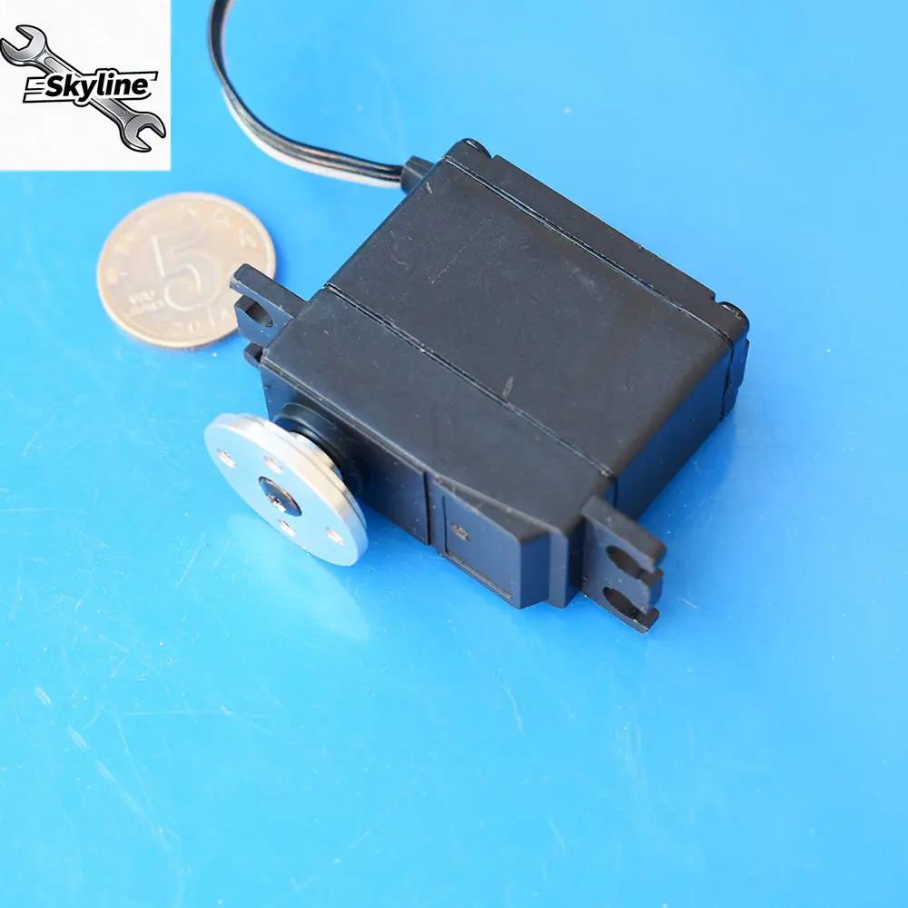 DC 7.4V - 12V Micro 3-Wire Digital Servo Motor, Metal Gear With Servo Disk, Replacement For 9g Servo