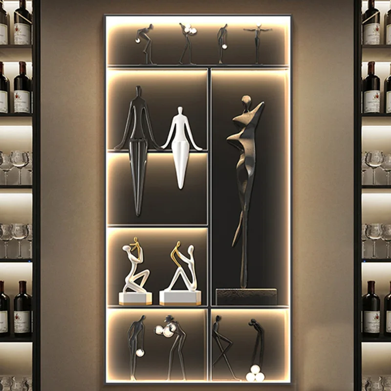 Decorative Paintings Of Art Entrance Led Lighting Feeling Hanging Paintings Of Modern Figures In Corridors Living Room Murals