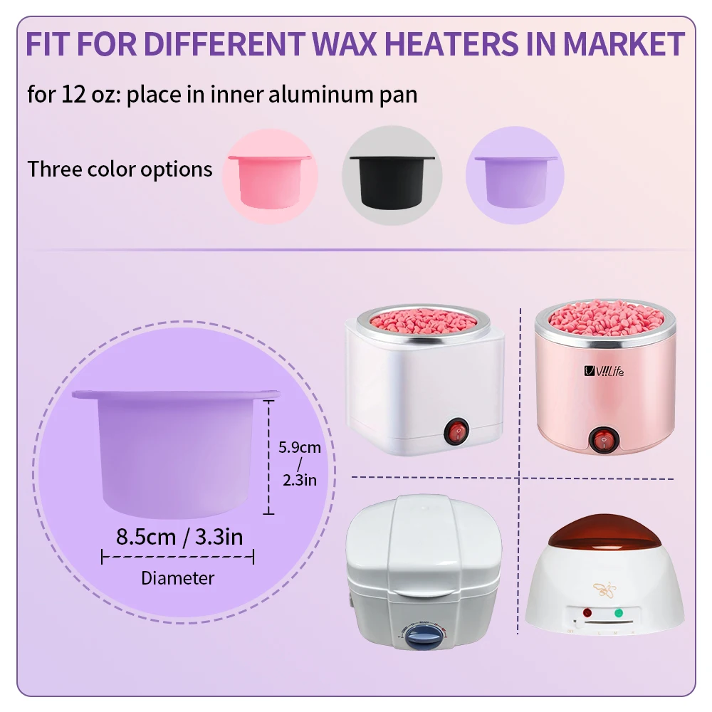 Women'S Silicone Hair Removal Accessory Set Alcohol Free Ideal for Face and Body for a Clean and Easy Hair Removal Accessories