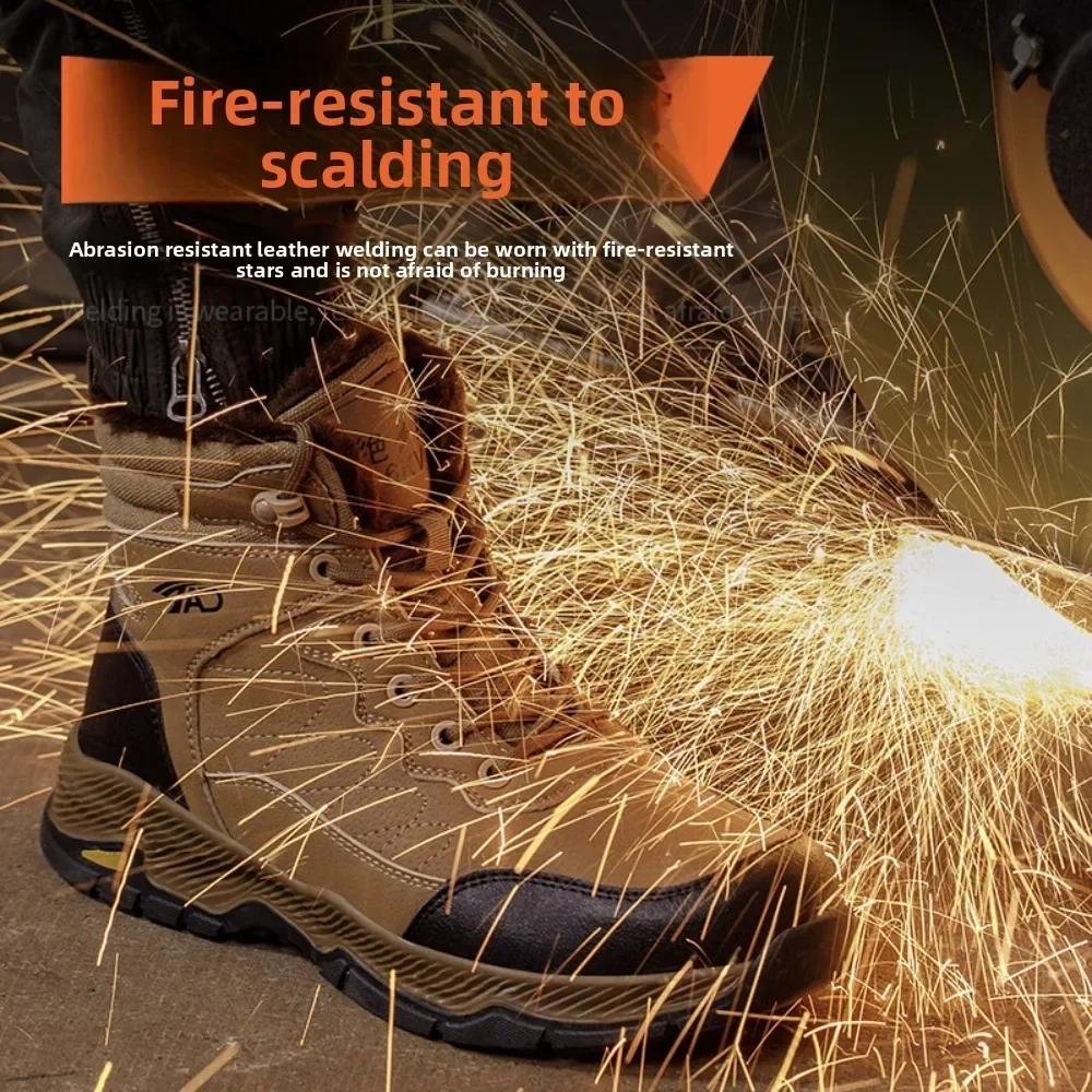 Electrician Safety Shoes Anti Smash Puncture Proof 6KV Insulated Welding Work Boots Slip Resistant Protective Footwear