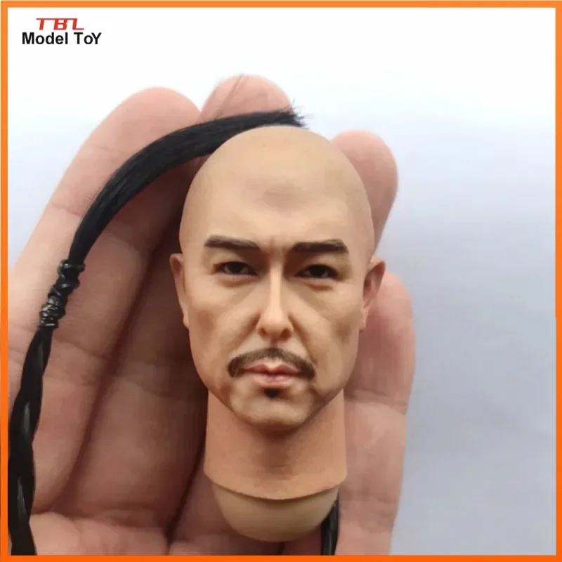 Zhang Tielin Head Sculpt 1/6 Scale Qing emperor Figure Model toy for 12inch action body doll