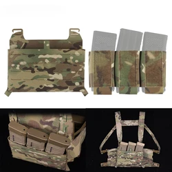 Outdoor Sport 5.56 Triple Pouch G-Hook Placard Front Flap Hanging Pack with Elastic Insert Kangaroo Holster Pouch
