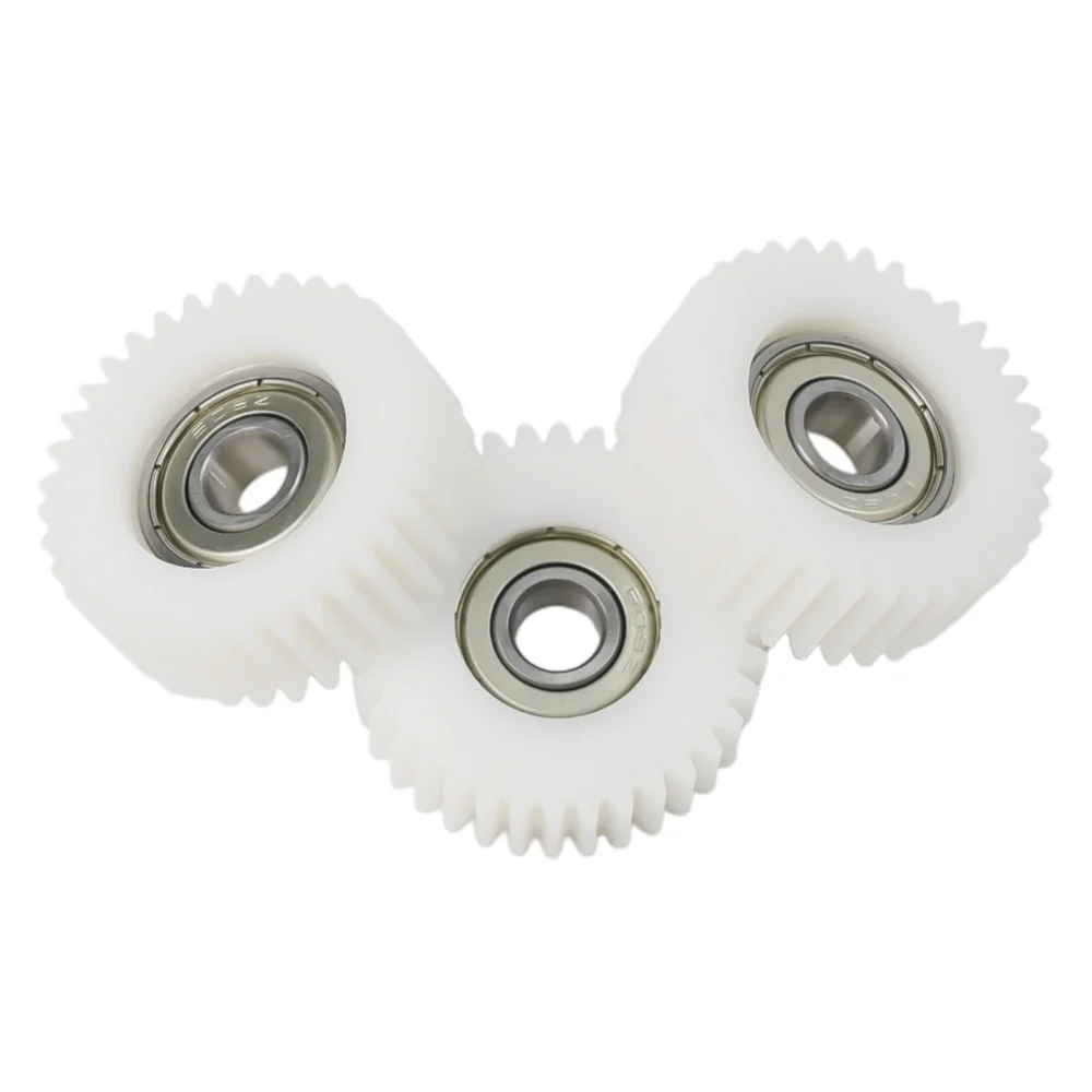 Moteur de moyeu de roue de vélo, 36 dents, engrenages 38x8x12mm, roulement en Nylon, accessoires de vélo électrique pour moteur Bafang, 3 pièces
