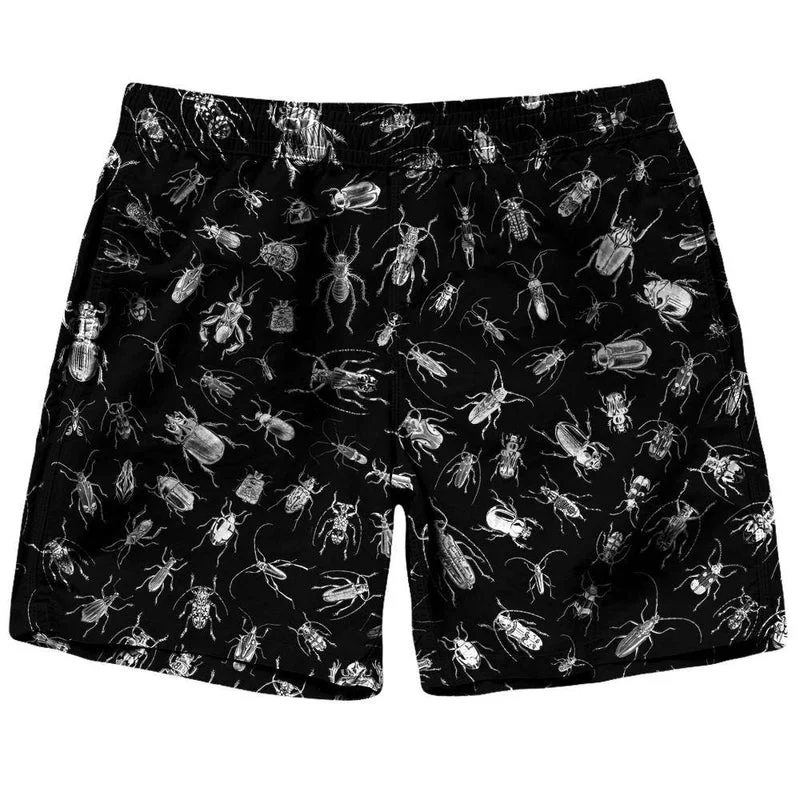 New Men Gothic Beach Shorts 3D Printed Dollars Human Skull Short Pants Trendy Street Outdoor Breathable Sports Board Shorts