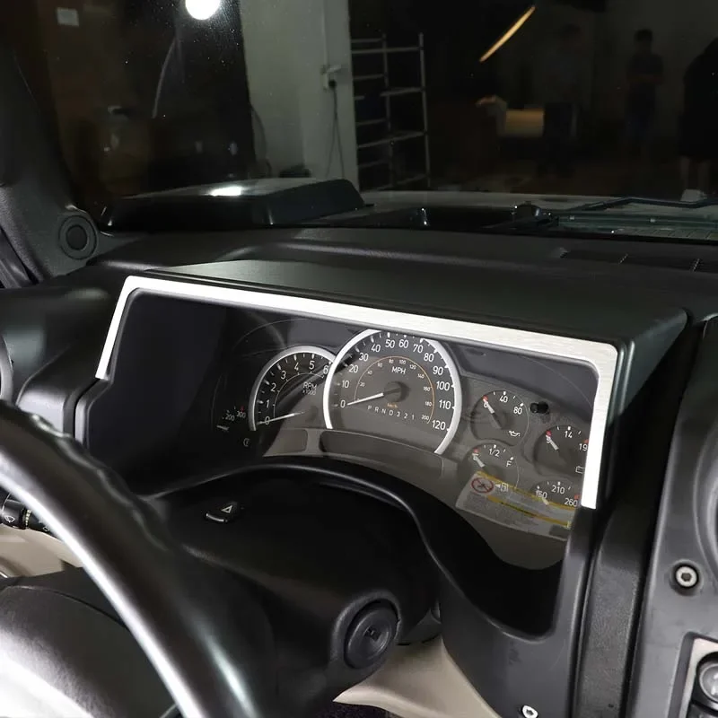 

Для Hummer H2 2003-2007 яркая полоса из алюминиевого сплава, приборная панель, крышка циферблата, декоративная рамка, аксессуары для салона автомобиля