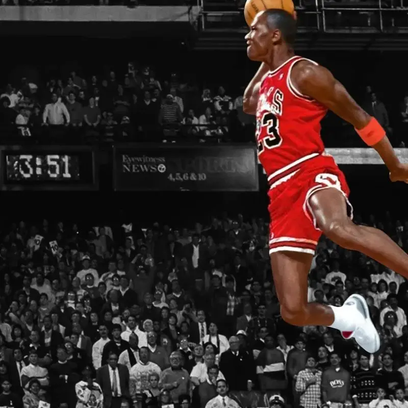 Basketball Poster MJ J-Jordan Slam Dunk Competition Picture Art Prints Teen Boys Room Wall Decoration Canvas Painting Boys Gift