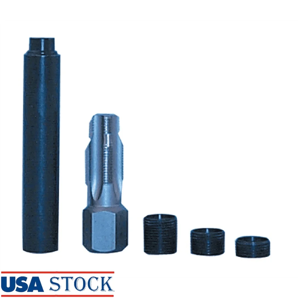 

M14 Thread Repair Kit 1.25 Damaged Threads Complete Repair Easy Use Automotive Machinery Restore Functionality