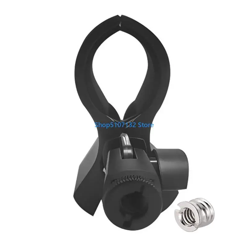 87HD Spring Loaded Elastics Microphones Bracket for Diameters 35mm to 65mm Includes Screw Adapters Adjustment Design