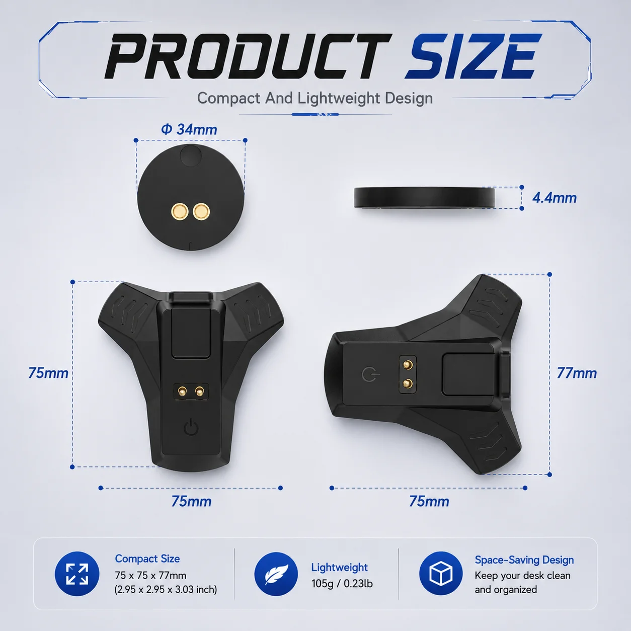 Charging Dock For Razer Naga Pro / Viper Ultimate / Basilisk Ultimate / DeathAdder V2 Pro Wireless Mouse Stand Charger - view 6