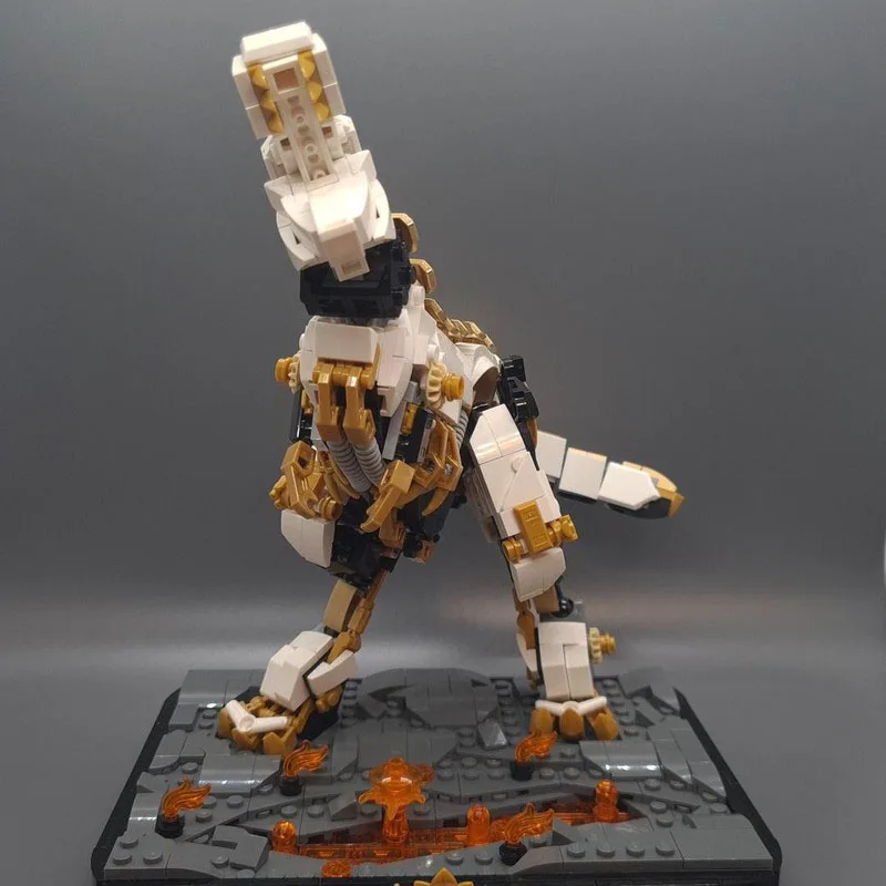 770pcs MOC Tyrannosaurus Machina Blocos de construção Presente de Natal inspiram criatividade ilimitada conjunto de construção