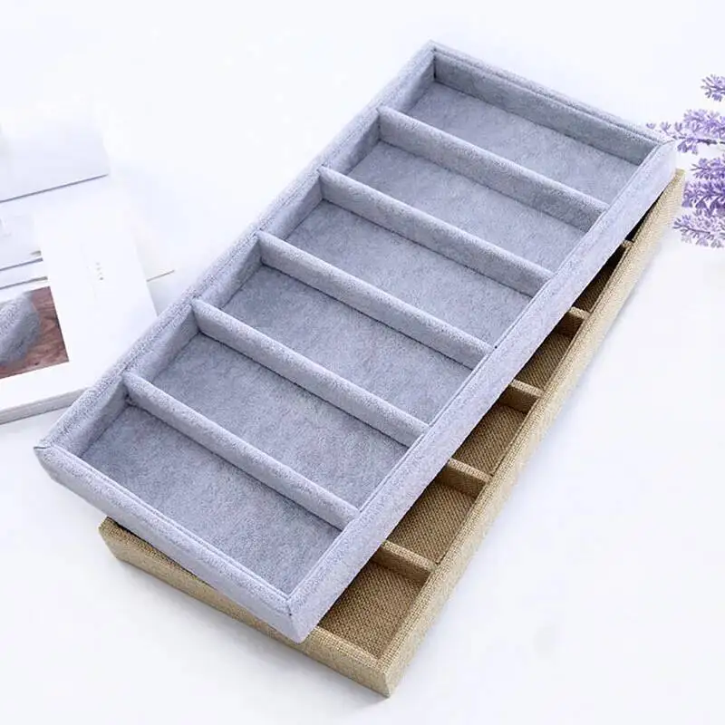 

6 Grid Glasswear Box Tidy Tool Sunglass Glasses Storage Case Eyeglasses Display