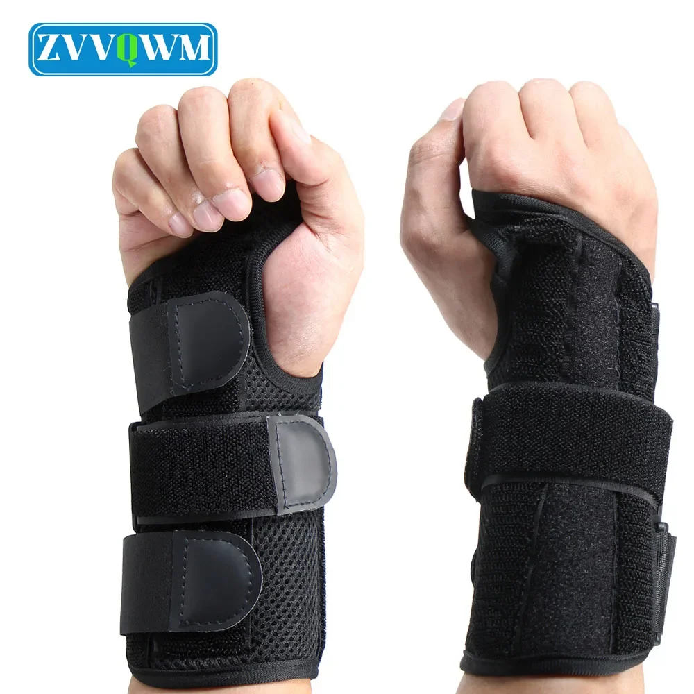 

1Pcs Adjustable Wrist Brace Splint Hand Right Left Carpal Tunnel Brace Wrist Sprained Tendonitis Wrist Support Night Pain Relief