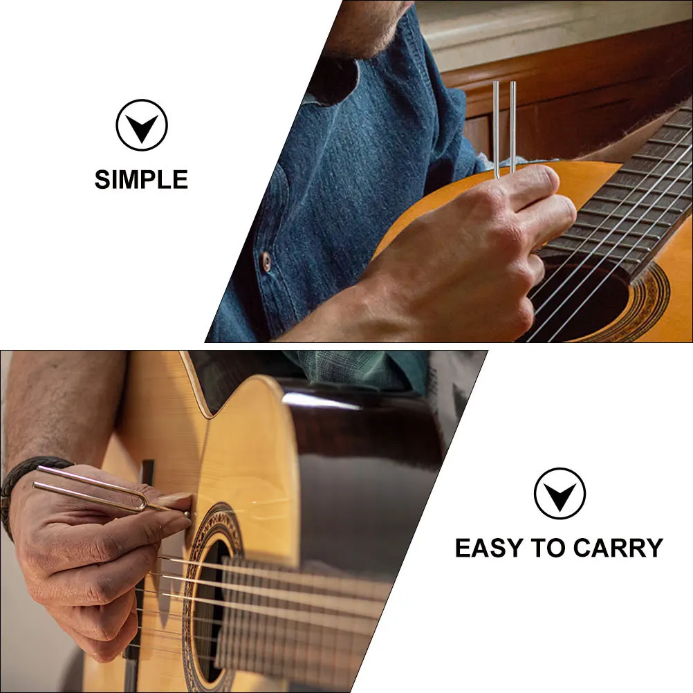 

1 set For Guitar Tuning Fork For Guitar 440Hz Violin Instrument With Mallet Simple Durable Music Tool Simple Tuner Accessory