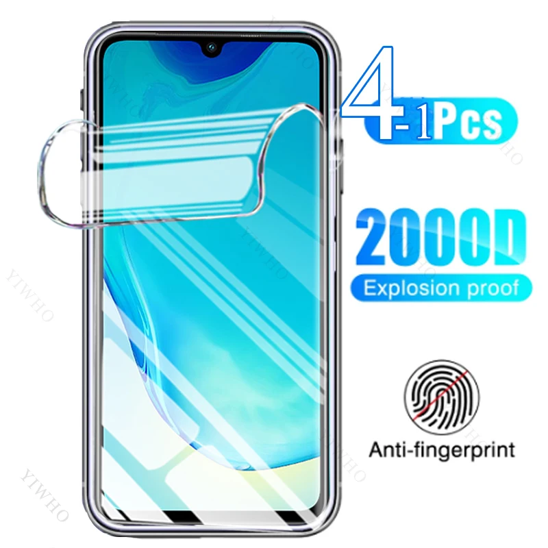 4-1psc Front Safety Hydrogel Film for Vivo V25 V 25 V2202 Screen Protectors Protective Clear Not Tempered Glass Transparent Film