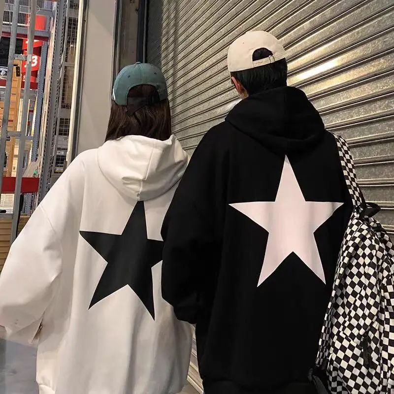 creative-couple-hoodie-sweatirt-simple-star-design-oversize-casual-sle-geometric-pattern-summer-collection-2025