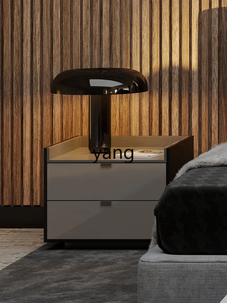 Yhl villa postmodern cabinet high-end light luxury minimalist bedside table