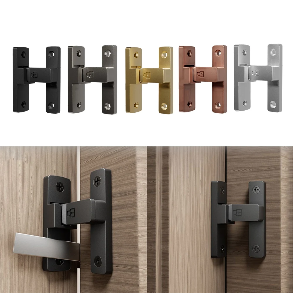 1Pc 90 Degree Right Angle Cam Lock Zinc Alloy Sliding Door Latch For Home Cabinet Window Barn Garage Security Hardware