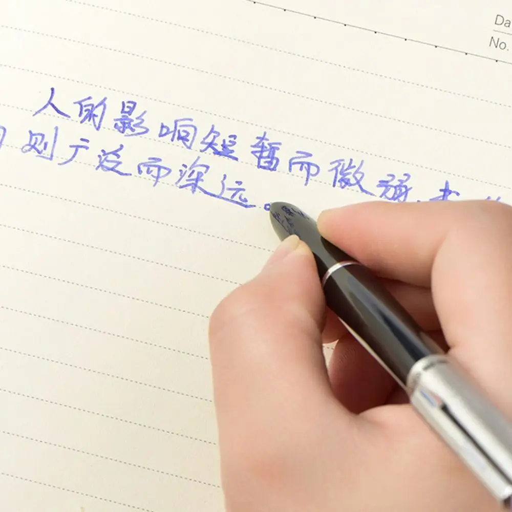 Metal Pen Elegant Hero 007 Fountain Pen Exquisite Plastic Stationery Pen Positive Attitude Classic Design Ink Pen Office